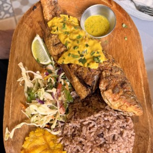 Pargo frito