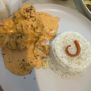 Corvina Rellena de Camarones