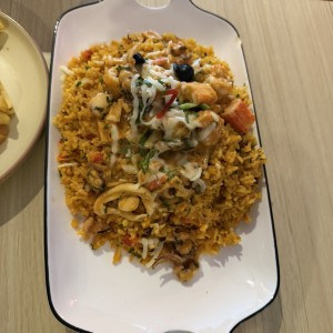 PLATOS FUERTES - Arroz Con Mariscos