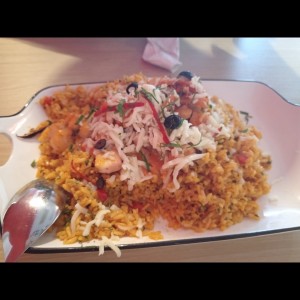 Arroz con Camarones Rico Sabor