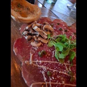 carpaccio de res 