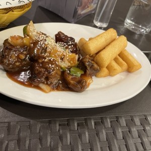 Costilla agridulce
