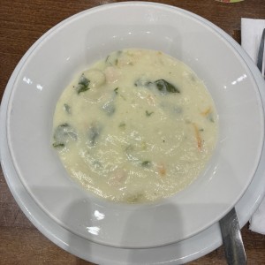 Crema de Pollo y Gnocchi