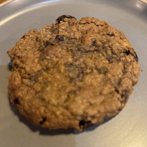 Galleta de avena con pasitas