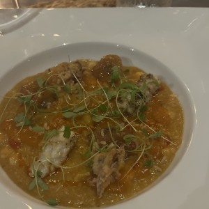 Guacho de mariscos de mi abuela