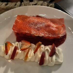 Fresas con crema de Boquete