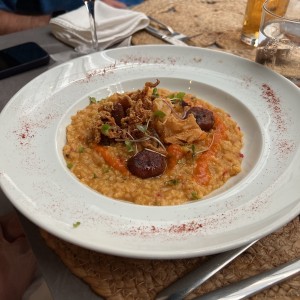 Gaucho de mariscos.