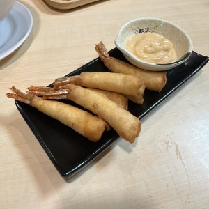 Rollito frito de camaron