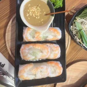 Rollos frescos camaron