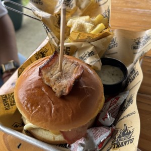 Hamburguesa el mastranto 