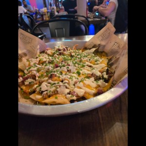 Nachos con brisket