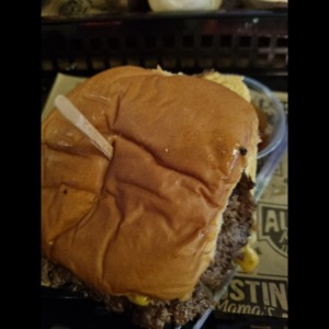 Sandwiches & Spuds - Oh! klahoma cheeseburger