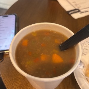 Sopa de lentejas