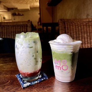 Matcha con coco
