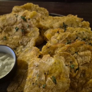 Tapas Sunset - Patacones Cilantro