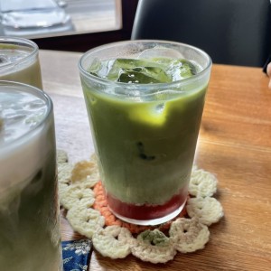 Strawberry Matcha Latte