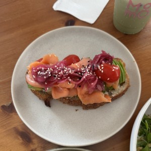 Salmon Tartine