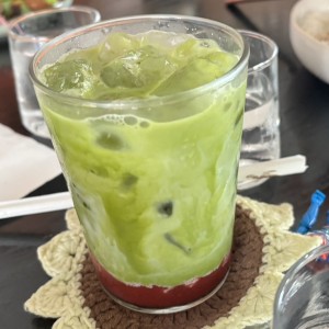 Strawberry matcha