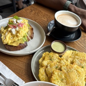 Avocado & Eggs Tartine