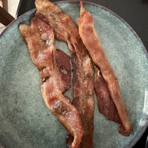 Bacon: Dos Tiras de Bacon a la Plancha