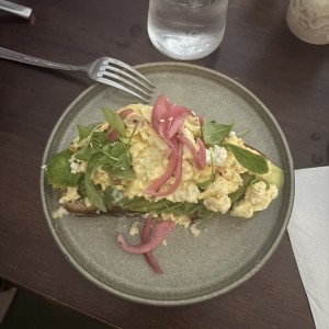 Avocado & Eggs Tartine