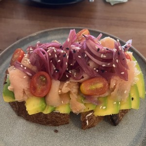 Salmon Tartine