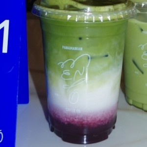 blueberry matcha