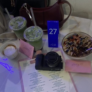 Acai bowl y matcha
