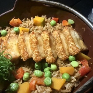 Arroz con panceta 