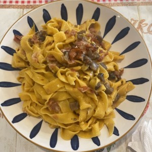 Tagliateli spec hongo