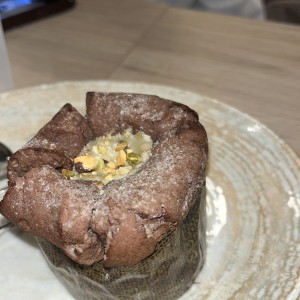 Postre de chocolate