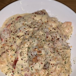 Chicken & Shrimp Carbonara