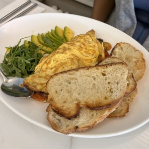 Omelette toast