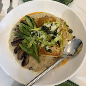 Corvina con rissoto