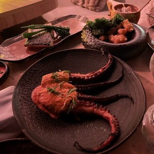 Pulpo a la parrilla
