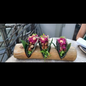 RAW BAR - CEVICHE PORK BELLY