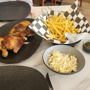 Pollo completo para compartir