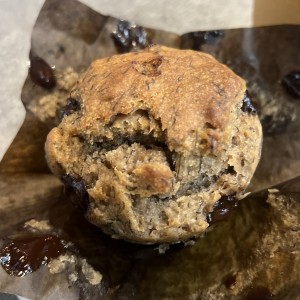 Muffin de Banano con Chocolate