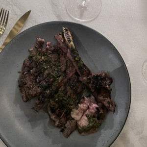 Ribeye con hueso