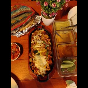 Las morras (taco de la casa)