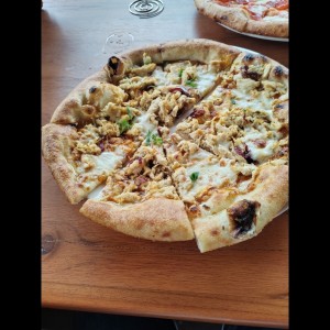 Pizza bbq chicken