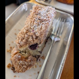 pastel de blueberry
