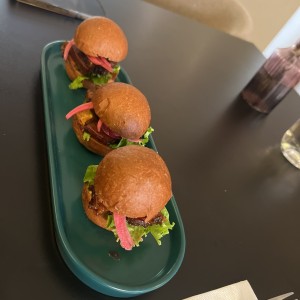 Paninis de Brisket Ahumado