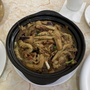 Cazuela de Bacalao con Berenjena 