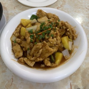 Pollo agrudulce