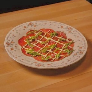 Lunch- Antipasti - Carpaccio de Salmone