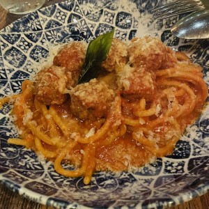 Chitarra con Polpette