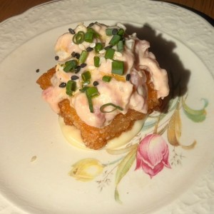Crispy rice, tartar de atun rojo