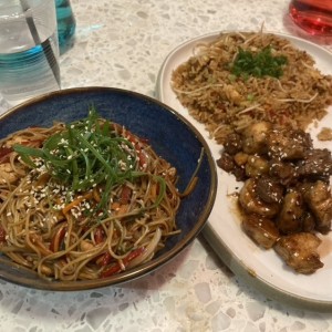 Mixto (pollo, filete y langostinos)