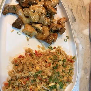 Mixto (pollo, filete y langostinos)